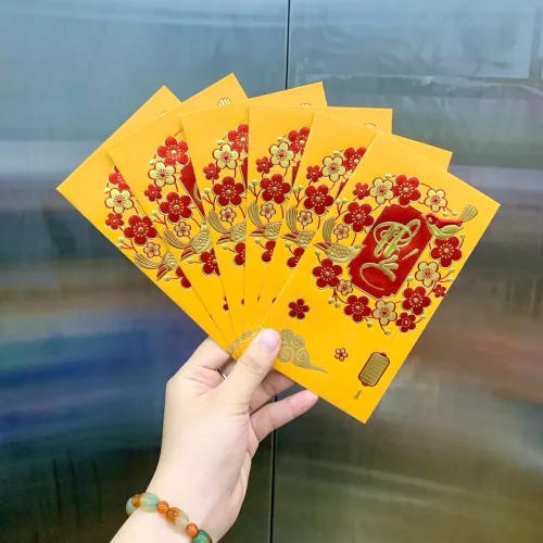 60 BAO LÌ XÌ NHUNG BẢN TO( CHỌN ĐƯỢC 10 HÌNH - 1 HÌNH 6 CÁI) nhiều hình