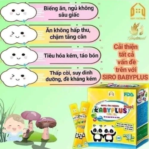 8 lí do vì sao chọn siro BaBY Plus Gold X2 cho con sử dụng