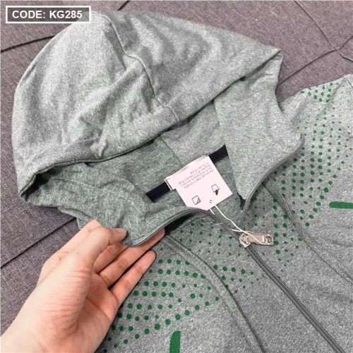 Áo khoác có nón màu xanh nhiều size