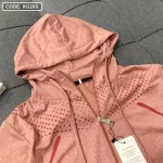Áo khoác nữ có nón nhiều size màu hồng cam