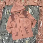 Áo khoác nữ có nón thun giãn xỏ ngón