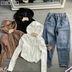 Áo khoác nữ len nữ form ngắn cao cấp