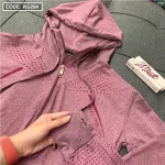 Áo khoác nữ màu tím nhiều size có nón