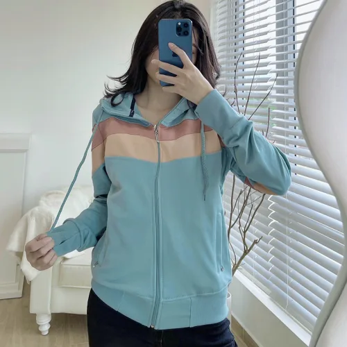 Áo Khoác Nữ Chất Thun PQ Arian Có Nón Sọc Ngang Màu Size Dưới 65kg