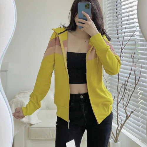 Áo Khoác Nữ Chất Thun PQ Arian Có Nón Sọc Ngang Màu Size Dưới 65kg