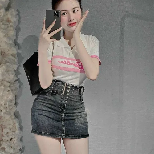 Áo len nữ Babie cổ bẻ QC(nhiều màu)