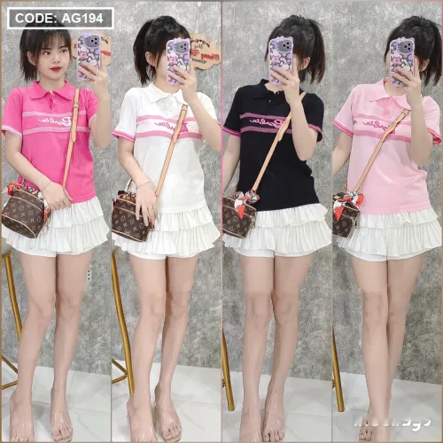 Áo len nữ Babie cổ bẻ QC(nhiều màu)