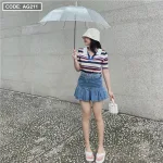 Áo Len sọc cổ bẻ QC