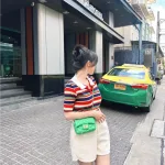 Áo Len sọc cổ bẻ QC