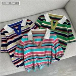 Áo Len sọc cổ bẻ QC