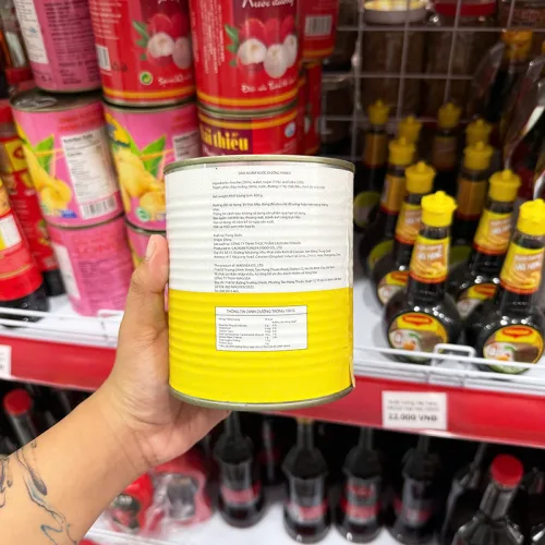 Đào Ngâm Nước Đường Prince 820g