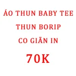 Áo Thun Baby Tee Thun Borip In Hình Mạc AH 787