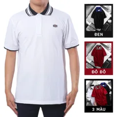Áo Thun Polo Nam Cổ Phối Bo Sọc
