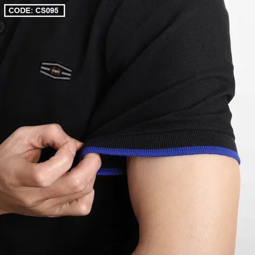 Áo Thun Polo Nam Cổ Phối Bo Sọc