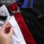 Áo Thun Polo Nam Cổ Phối Bo Sọc
