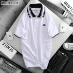 Áo Thun Polo Nam Cổ Phối Bo Sọc