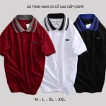 Áo Thun Polo Nam Cổ Phối Bo Sọc