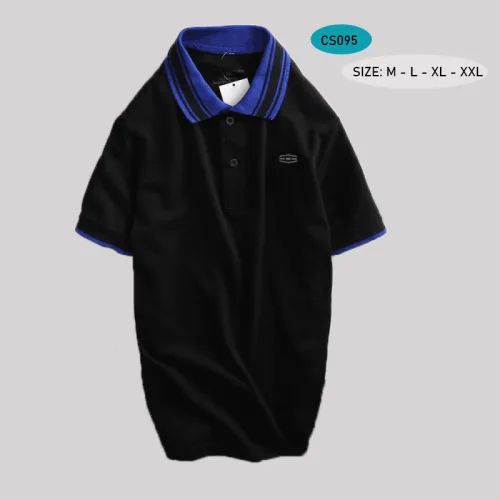 Áo Thun Polo Nam Cổ Phối Bo Sọc