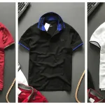 Áo Thun Polo Nam Cổ Phối Bo Sọc