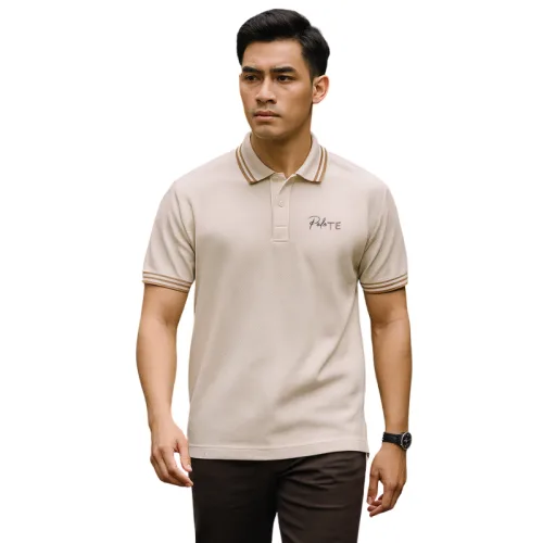 Áo Thun Nam Cổ Bẻ Pack Hourse Thêu Chữ Polo TE