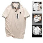 Áo Thun Nam Cổ Bẻ Pack Hourse Viền Bo Sọc Nhuyễn Thêu Logo (Có size 3x)