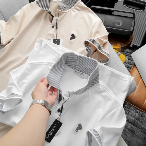 Áo Thun Nam Cổ Bẻ Pack Hourse Viền Bo Sọc Nhuyễn Thêu Logo (Có size 3x)