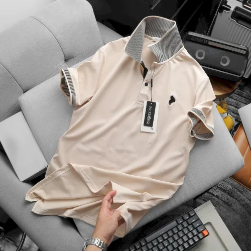 Áo Thun Nam Cổ Bẻ Pack Hourse Viền Bo Sọc Nhuyễn Thêu Logo (Có size 3x)