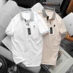 Áo Thun Nam Cổ Bẻ Pack Hourse Viền Bo Sọc Nhuyễn Thêu Logo (Có size 3x)