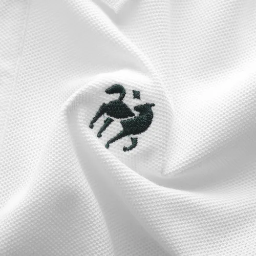 Áo Thun Nam Cổ Bẻ PackHorse Thêu Nổi Logo Con Ngựa (Có size 3x)