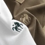 Áo Thun Nam Cổ Bẻ PackHorse Thêu Nổi Logo Con Ngựa (Có size 3x)