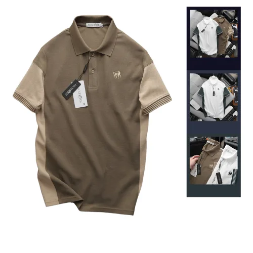Áo Thun Nam Cổ Bẻ PackHorse Thêu Nổi Logo Con Ngựa (Có size 3x)
