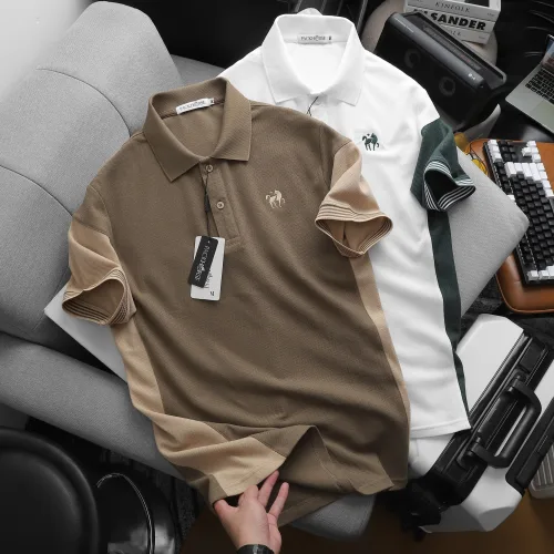 Áo Thun Nam Cổ Bẻ PackHorse Thêu Nổi Logo Con Ngựa (Có size 3x)