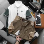 Áo Thun Nam Cổ Bẻ PackHorse Thêu Nổi Logo Con Ngựa (Có size 3x)