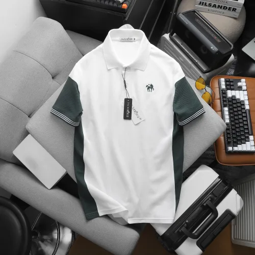 Áo Thun Nam Cổ Bẻ PackHorse Thêu Nổi Logo Con Ngựa (Có size 3x)