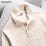 Áo Thun Nam Cổ Bẻ Phối Hoạ Tiết Kẻ Sọc (Có size 3x)