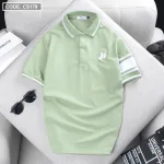 Áo Thun Nam Có Cổ Cá Sấu Đốm Thêu Logo (Có Size 3XL)