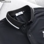 Áo Thun Nam Có Cổ Cá Sấu Đốm Thêu Logo (Có Size 3XL)