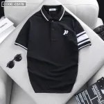 Áo Thun Nam Có Cổ Cá Sấu Đốm Thêu Logo (Có Size 3XL)