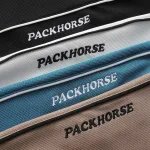 Áo Thun Nam Cổ Tròn - Áo Nam Phối Sọc Ngang Thêu Chữ Packhorse Trước Ngực (Size Từ M Đến XXL)