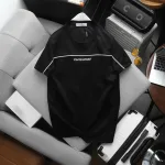 Áo Thun Nam Cổ Tròn - Áo Nam Phối Sọc Ngang Thêu Chữ Packhorse Trước Ngực (Size Từ M Đến XXL)