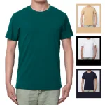 Áo Thun Nam Cổ Tròn Tay Ngắn Màu Trơn Đơn Giản (Có Size 3XL)