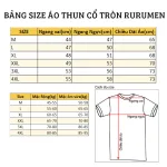 Áo Thun Nam Cổ Tròn Rurumen Màu Trắng In Hình Gấu Mang Balo (Có size 4x)