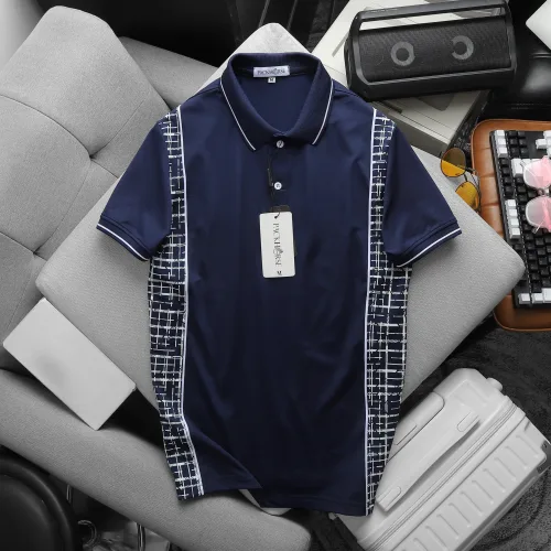 Áo Thun Nam Polo Cổ Bẻ Phối Hoạ Tiết Sọc Ngang (Có size 3x)