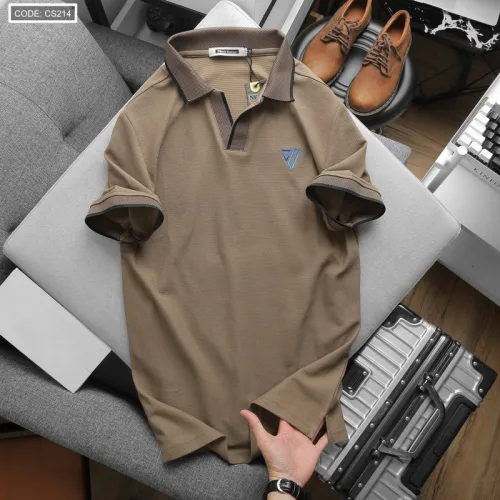 Áo Thun Nam Polo Cổ Bẻ Thêu Logo Hình Tam Giác (Có size 3x)