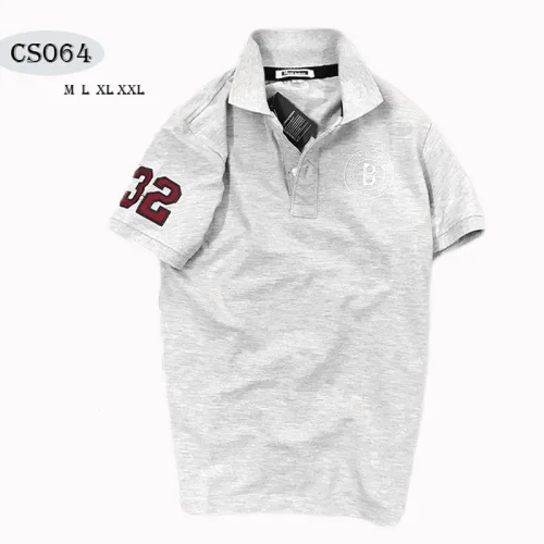 Áo Thun Nam Polo Thêu Tay Số 32 Cao Cấp