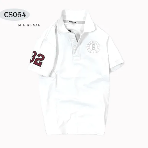 Áo Thun Nam Polo Thêu Tay Số 32 Cao Cấp