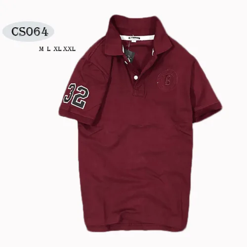 Áo Thun Nam Polo Thêu Tay Số 32 Cao Cấp