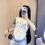 Áo thun nữ Baby Tee ôm body tay áo màu Raglan từ 35kg - 55kg