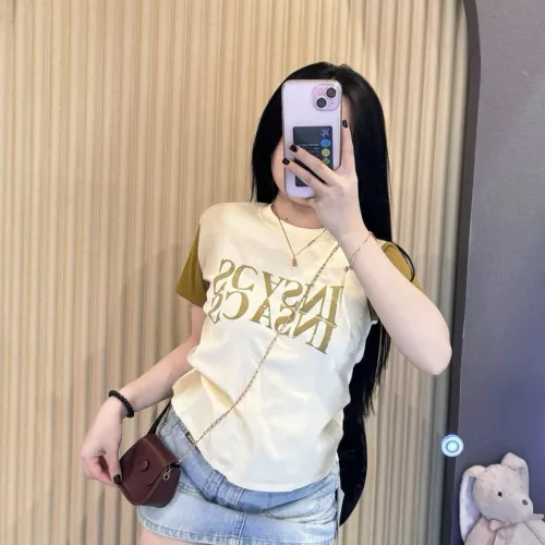 Áo thun nữ Baby Tee ôm body tay áo màu Raglan từ 35kg - 55kg