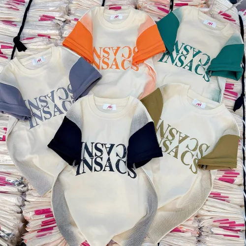 Áo thun nữ Baby Tee ôm body tay áo màu Raglan từ 35kg - 55kg